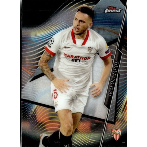 2020 Topps Finest UEFA Champions League  #80 Lucas Ocampos 