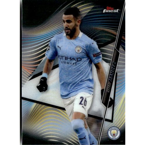 2020 Topps Finest UEFA Champions League  #18 Riyad Mahrez 