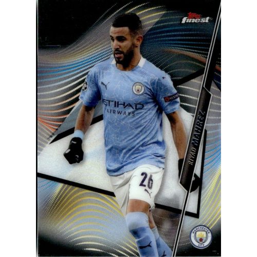 2020 Topps Finest UEFA Champions League  #18 Riyad Mahrez 