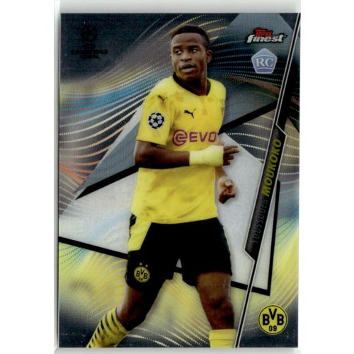 2020 Topps Finest UEFA Champions League  #62 Youssoufa Moukoko 