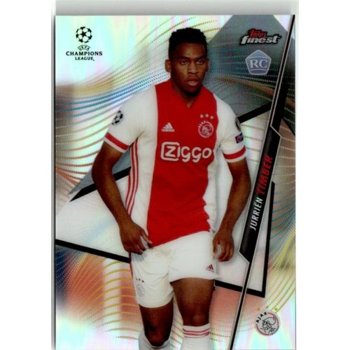 2020 Topps Finest UEFA Champions League Refractor #92 Jurriën Timber 