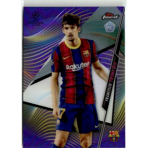 2020 Topps Finest UEFA Champions League Purple Refractor #16 Francisco Trincao 109/250