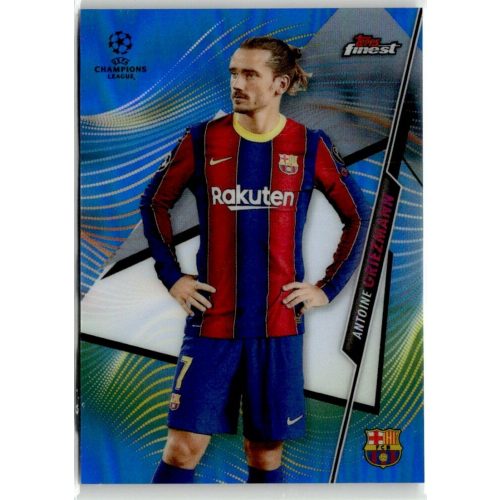 2020 Topps Finest UEFA Champions League Blue Refractor #26 Antoine Griezmann 130/150