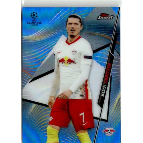 2020-21 Topps Finest UEFA Champions League Blue Refractor #76 Marcel Sabitzer 147/150