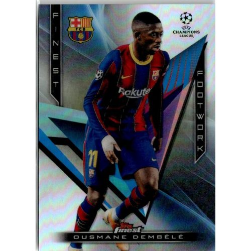 2020 Topps Finest UEFA Champions League Finest Footwork #FF-4 Ousmane Dembélé 