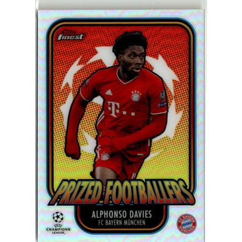 2020 Topps Finest UEFA Champions League Prized Footballers #PF-AD Alphonso Davies 