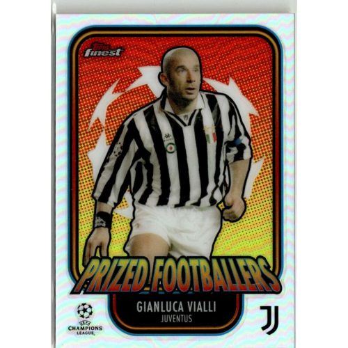 2020 Topps Finest UEFA Champions League Prized Footballers #PF-GV Gianluca Vialli 