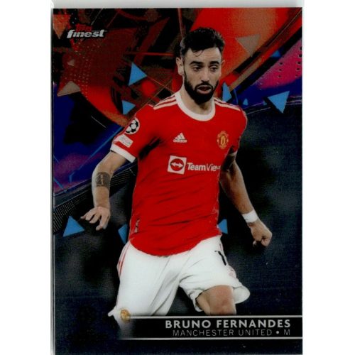 2021 Topps Finest UEFA Champions League  #66 Bruno Fernandes 