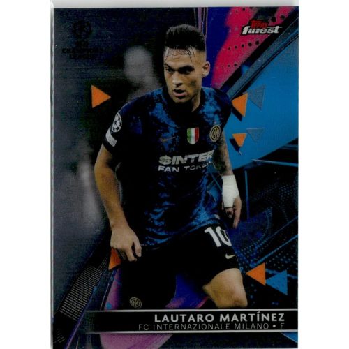 2021 Topps Finest UEFA Champions League  #20 Lautaro Martínez 