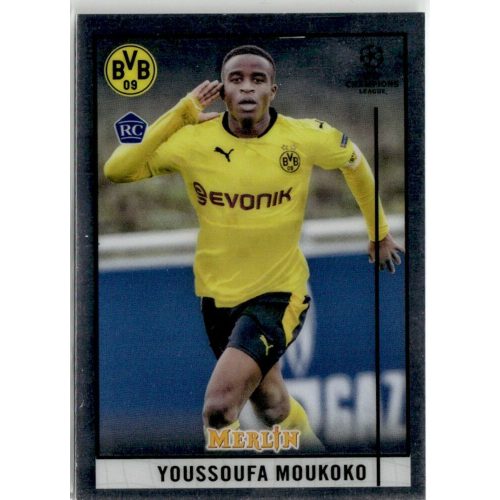 2020 Topps Merlin Chrome  #80 Youssoufa Moukoko 