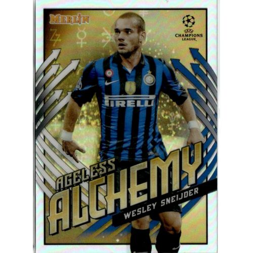 2020 Topps Merlin Chrome Ageless Alchemy #AA-WS Wesley Sneijder 