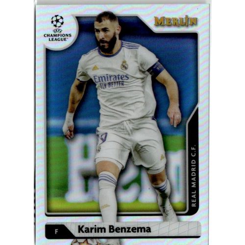 2021 Topps Merlin Chrome Refractor #68 Karim Benzema 