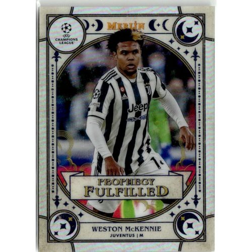 2021 Topps Merlin Chrome Prophecy Fulfilled #PF-14 Weston McKennie 