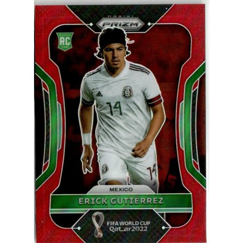 2022 Panini Prizm World Cup Red #150 Erick Gutierrez 282/399