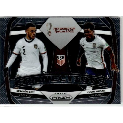 2022 Panini Prizm World Cup Connections  #14 Sergino Dest/Yunus Musah