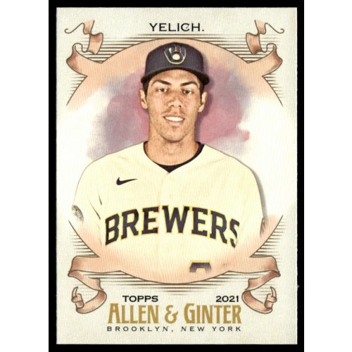 2021-22 Topps Allen and Ginter  #80 Christian Yelich