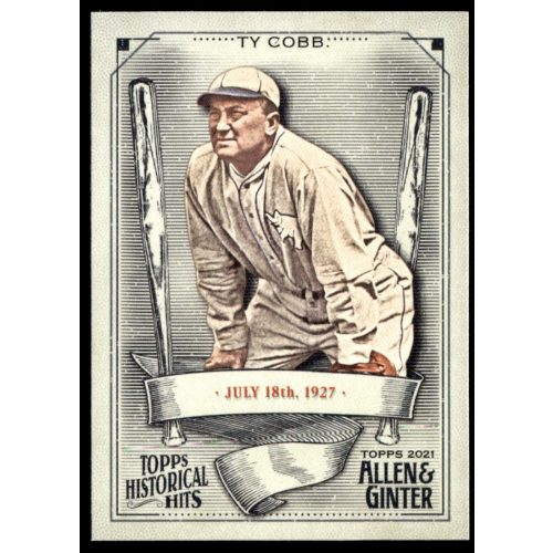 2021-22 Topps Allen and Ginter Historical Hits  #HH-18 Ty Cobb