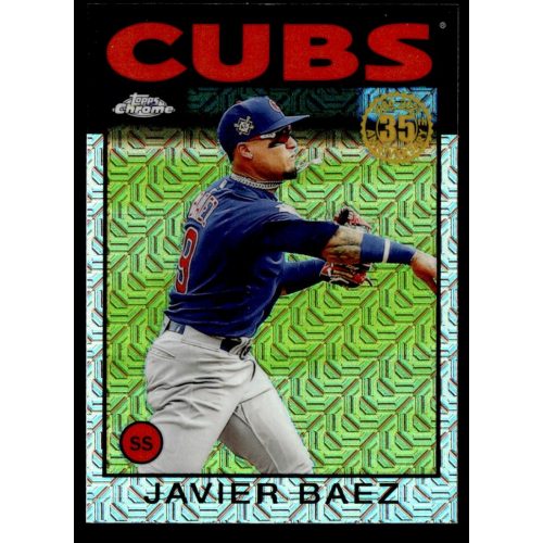 2021-22 Topps '86 Topps Silver Pack Chrome  #86BC-36 Javier Baez