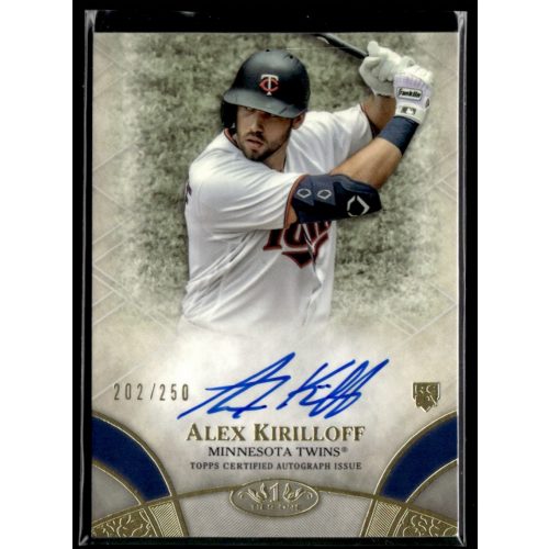 2021-22 Topps Tier One Break Out Autographs  #BOA-AK Alex Kirilloff 202 /250