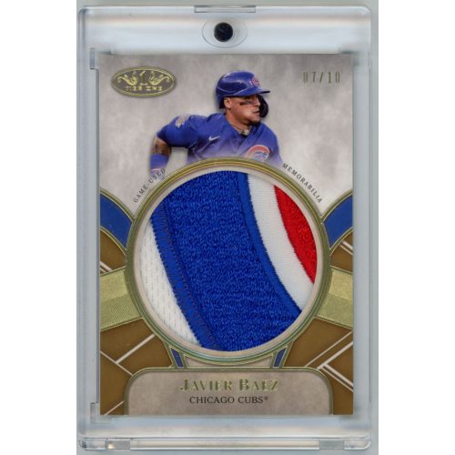 2021-22 Topps Tier One Prodigious Patches #PPRJBA Javier Baez 07/10