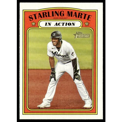 2021-2022 Topps Heritage  #132 Starling Marte