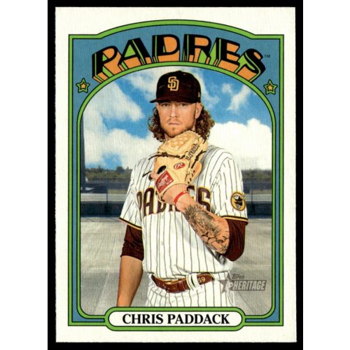 2021-2022 Topps Heritage  #382 Chris Paddack