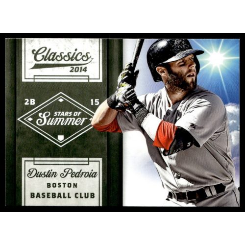 2014-2015 Panini Classics Stars of Summer  #13 Dustin Pedroia