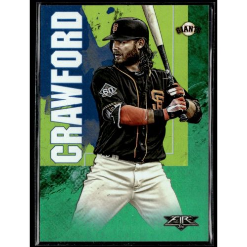 2019-2020 Topps Fire Green  #188 Brandon Crawford 116/199