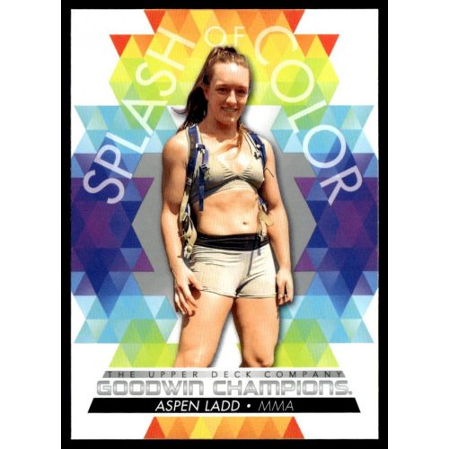 2022-23 Upper Deck Goodwin Champions Splash Of Color #113 Aspen Ladd