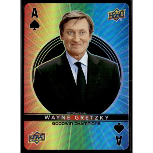 2022-23 Upper Deck Goodwin Champions Playing Cards Aces #AS Wayne Gretzky