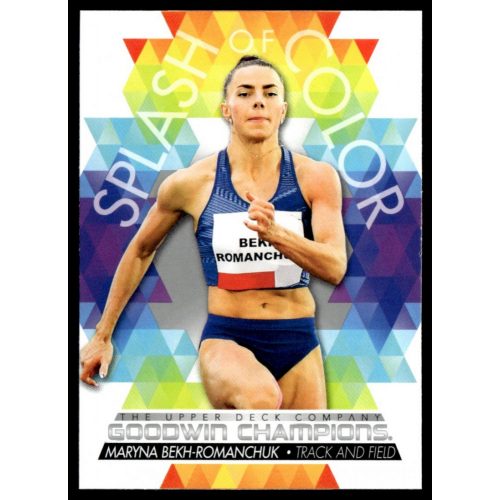 2022-23 Upper Deck Goodwin Champions Splash Of Color #127 Maryna Bekh-Romanchuk