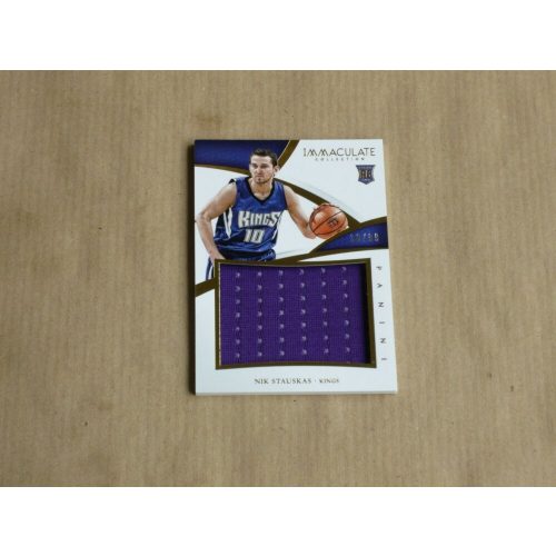 2014-15 Immaculate Collection Rookie Jerseys #35 Nik Stauskas