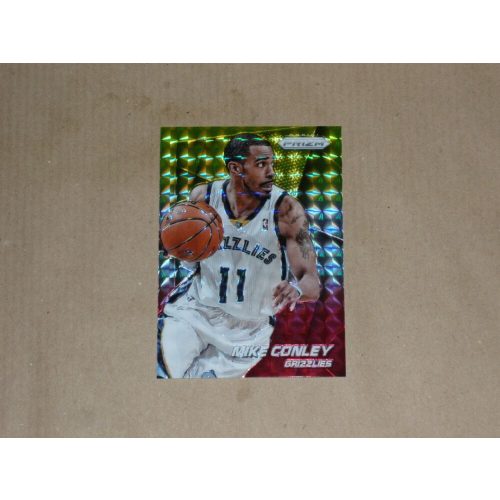 2014-15 Panini Prizm Prizms Yellow and Red Mosaic #128 Mike Conley