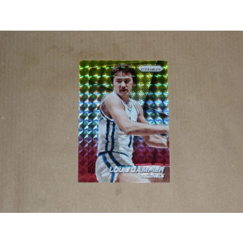 2014-15 Panini Prizm Prizms Yellow and Red Mosaic #165 Louie Dampier