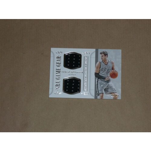 2014-15 Panini National Treasures NBA Game Gear Duals #GGDTS Tiago Splitter/99