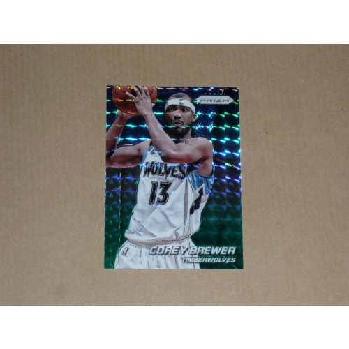 2014-15 Panini Prizm Prizms Blue and Green Mosaic #149 Corey Brewer