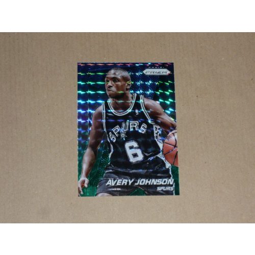 2014-15 Panini Prizm Prizms Blue and Green Mosaic #156 Avery Johnson