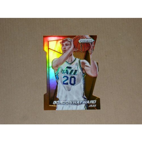 2014-15 Panini Prizm Prizms Orange Die Cut #93 Gordon Hayward