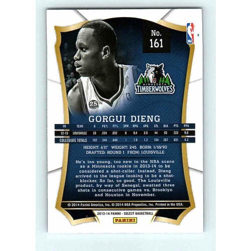 2013-14 Panini Select Base #161 Gorgui Dieng