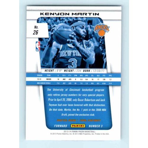 2013-14 Panini Prizm Base #26 Kenyon Martin