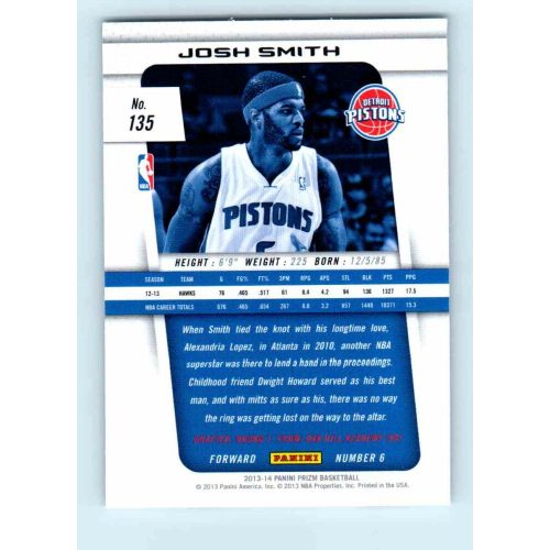 2013-14 Panini Prizm Base #135 Josh Smith