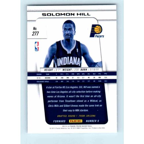 2013-14 Panini Prizm Base #277 Solomon Hill RC