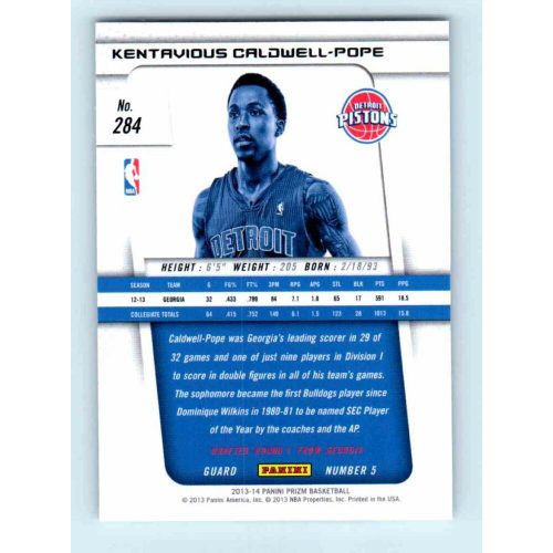 2013-14 Panini Prizm Base #284 Kentavious Caldwell-Pope RC