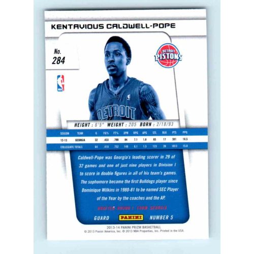 2013-14 Panini Prizm Base #284 Kentavious Caldwell-Pope RC