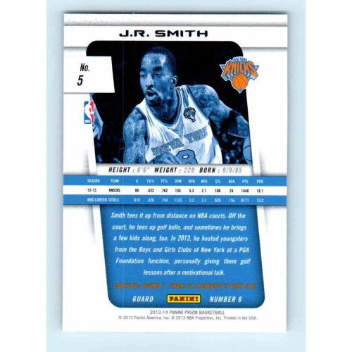 2013-14 Panini Prizm Base #5 J.R. Smith