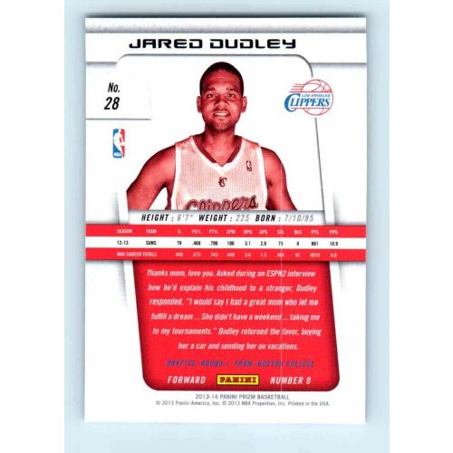 2013-14 Panini Prizm Base #28 Jared Dudley