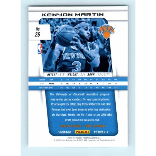 2013-14 Panini Prizm Base #26 Kenyon Martin