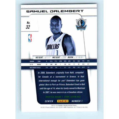 2013-14 Panini Prizm Base #32 Samuel Dalembert