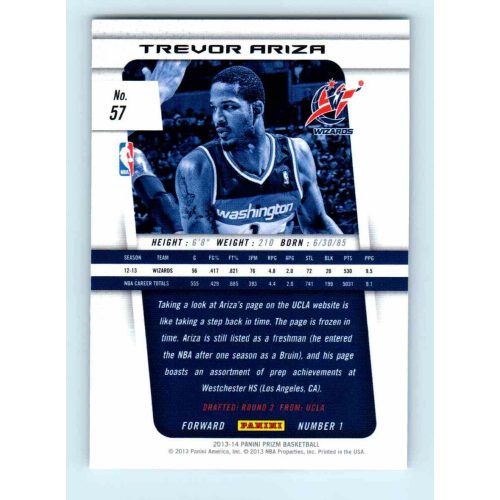 2013-14 Panini Prizm Base #57 Trevor Ariza