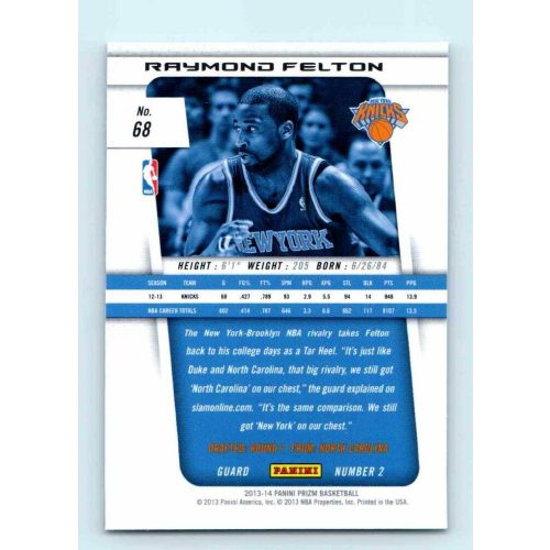 2013-14 Panini Prizm Base #68 Raymond Felton